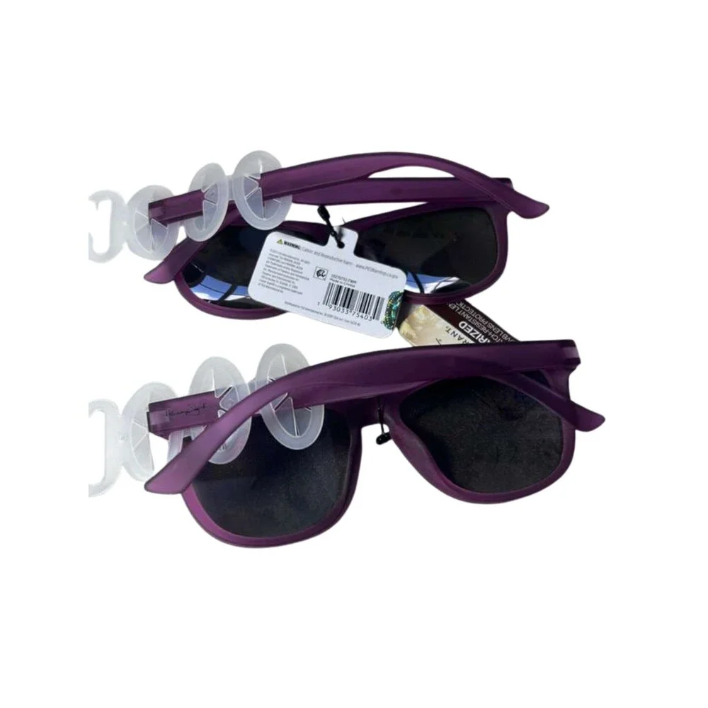 Panama Jack Foster Grant Polarized Purple Sunglasses Unisex 2 Pack Bundle New